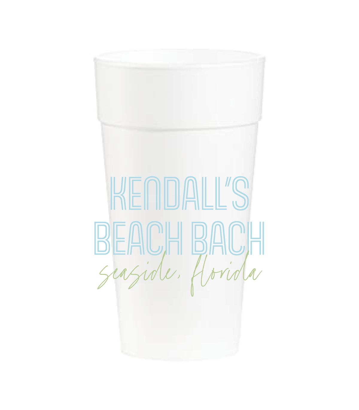 Beach | Styrofoam Cups