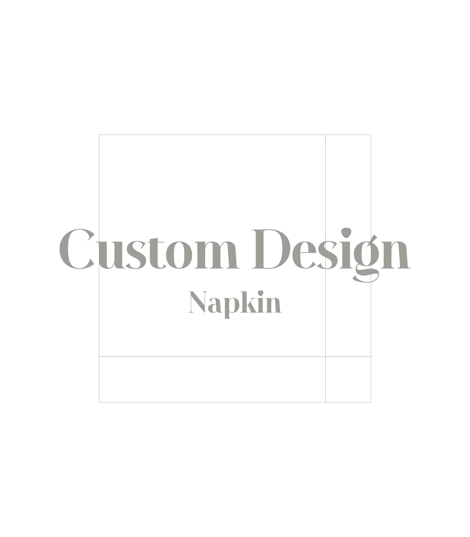 Custom Napkins, White Napkins
